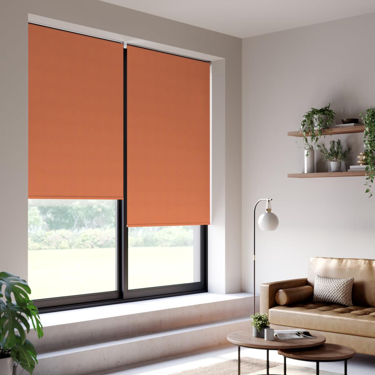 Eclipse Blackout Made to Measure Roller Blind Eclipse Terracotta – image 3