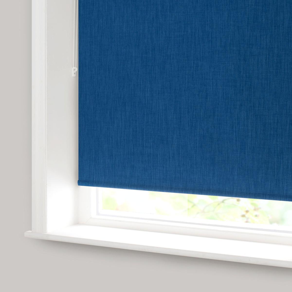 Solar Blue Blackout Roller Blind Blue – image 3
