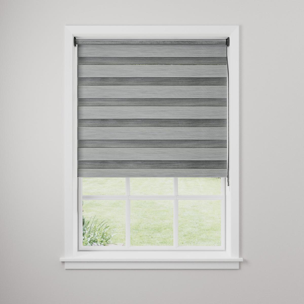 Stria Day and Night Grey Roller Blind Grey – image 4