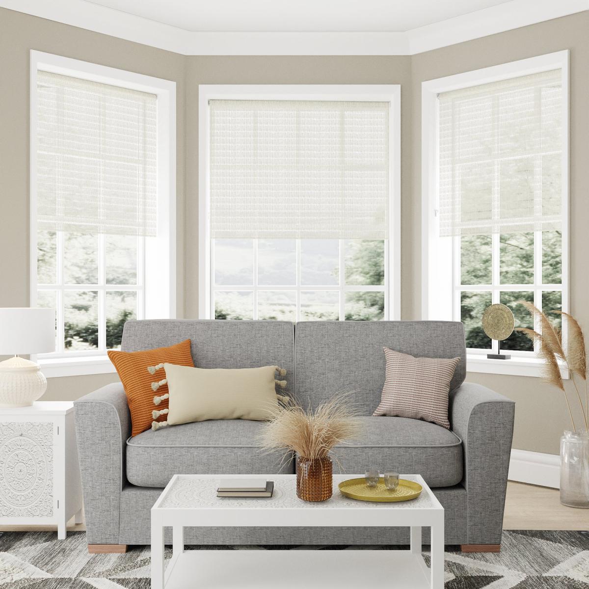 Johan Natural Daylight Roller Blind Brown and Grey – image 1