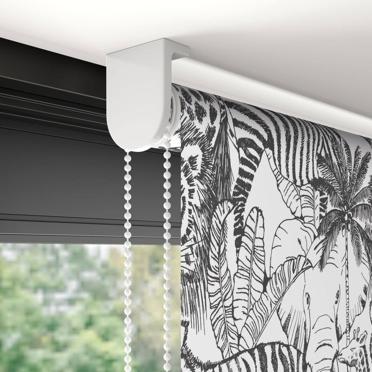 Wild Thing Blackout Made to Measure Flame Retardant Roller Blind Wild Thing Monochrome – image 5
