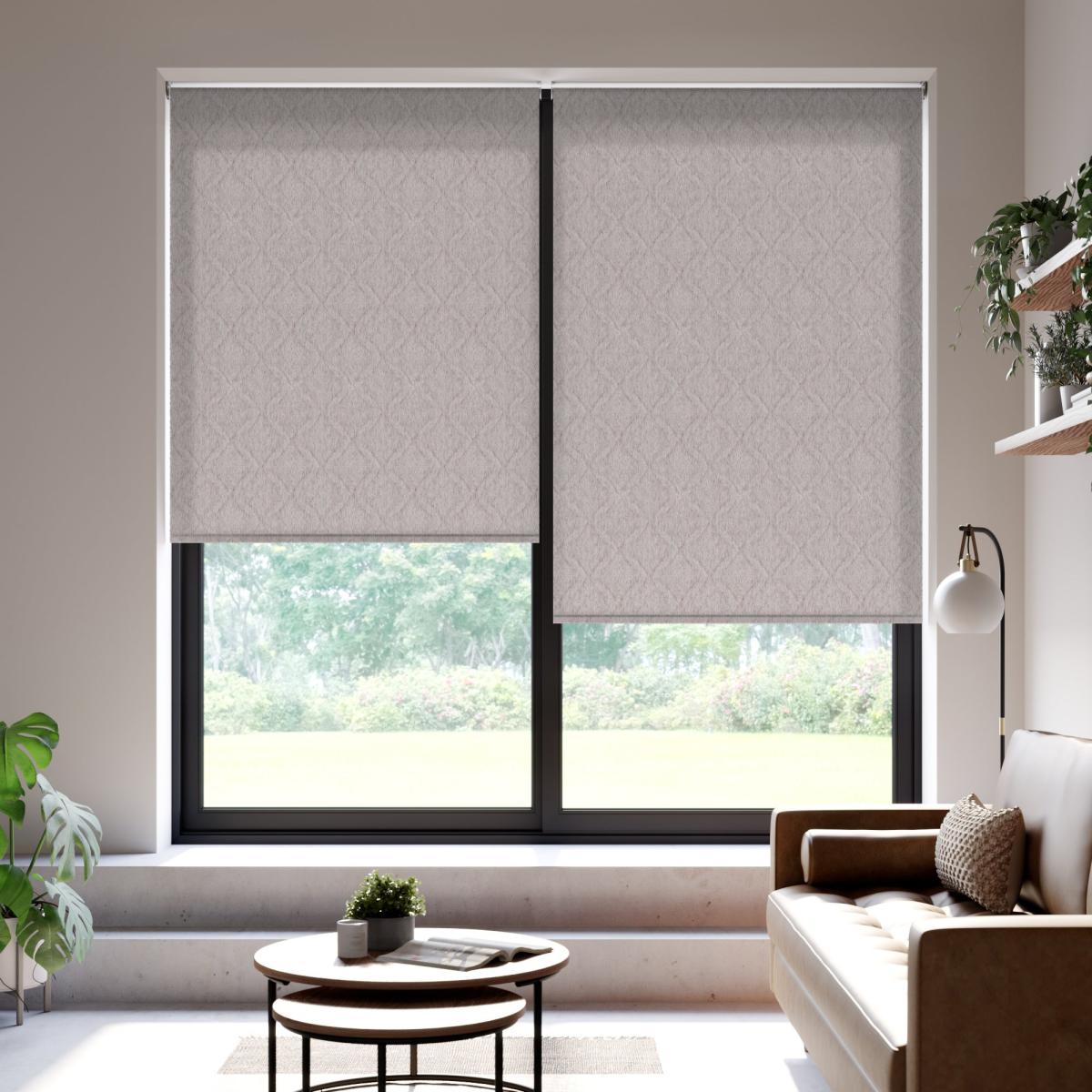 Persia Daylight Made to Measure Roller Blind Persia Silver – image 1