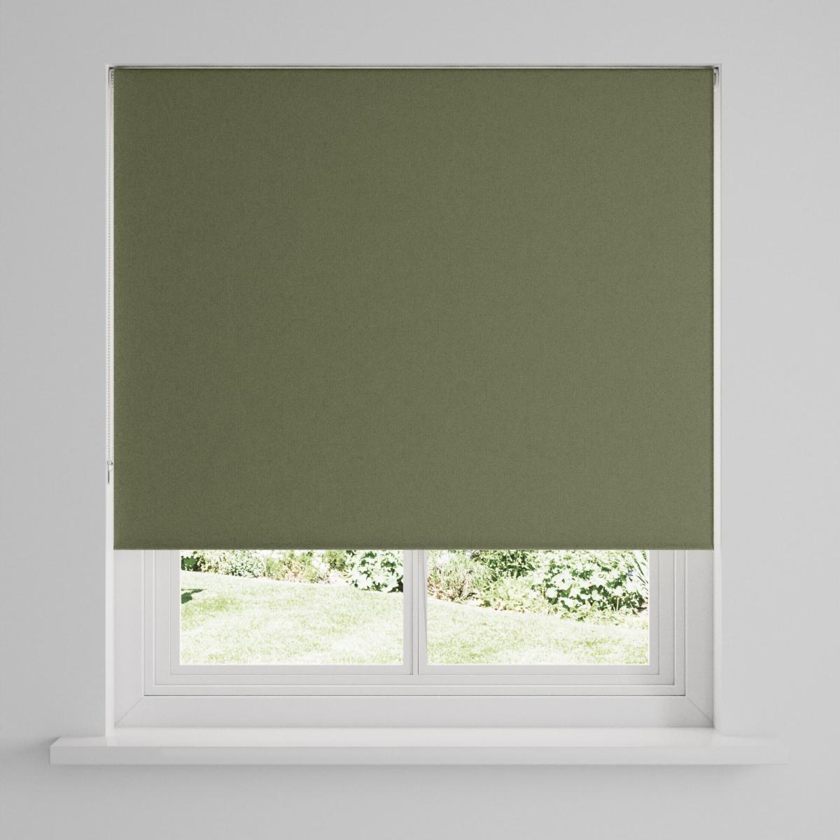 Blackout Olive Roller Blind Olive – image 3