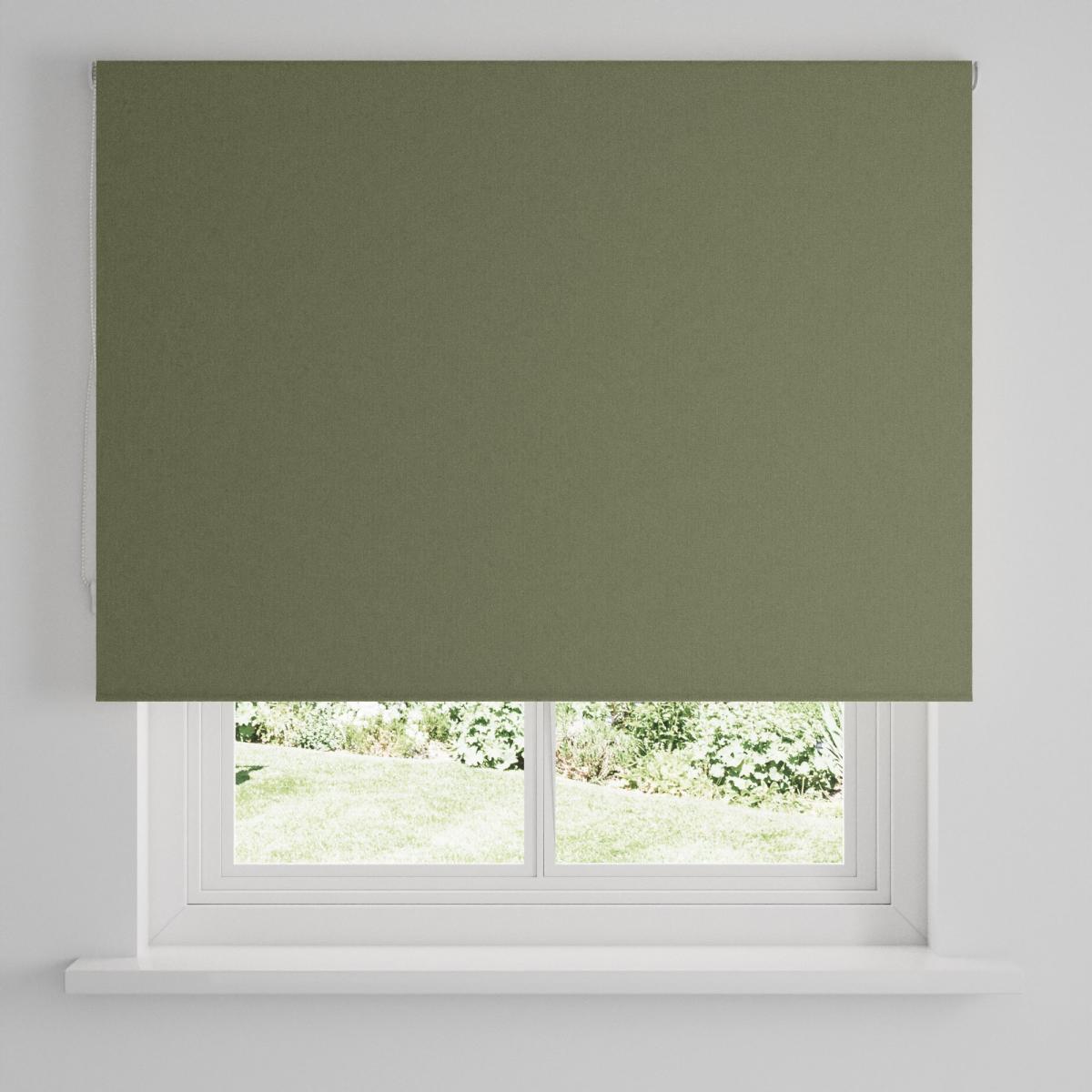 Blackout Olive Roller Blind Olive – image 4