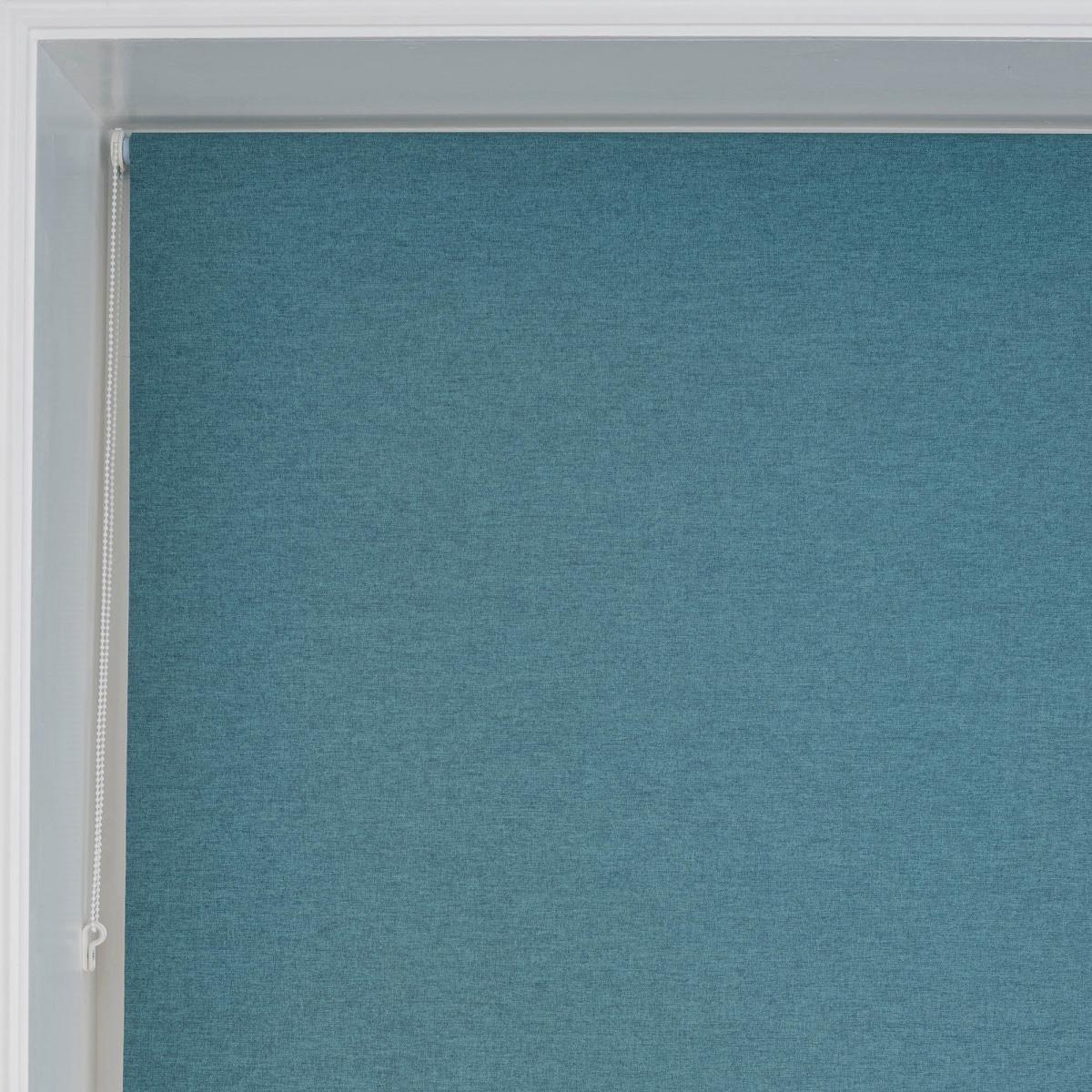 Luna Teal Blackout Roller Blind Teal (Blue) – image 8