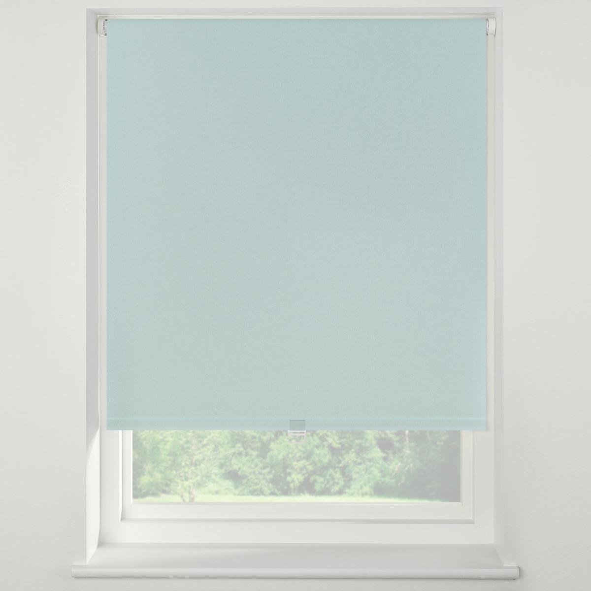 Swish Duck Egg Cordless Blackout Roller Blind Blue