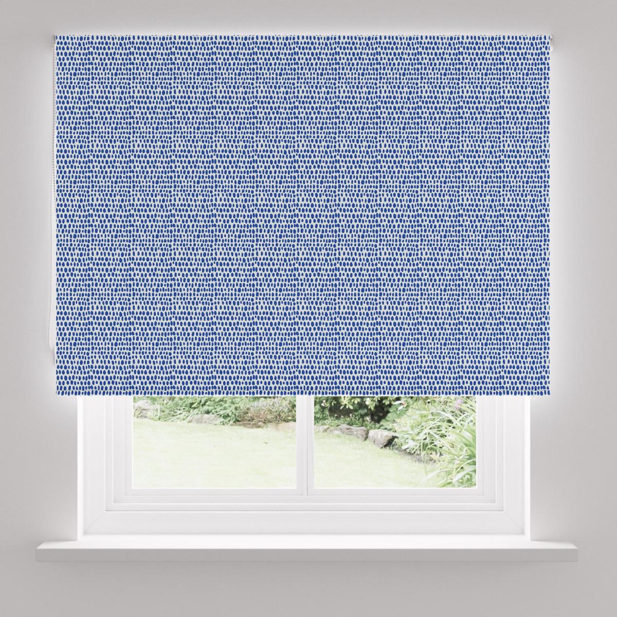 Blue Cobble Stripe Blackout Easyfit Roller Blind Blue – image 2