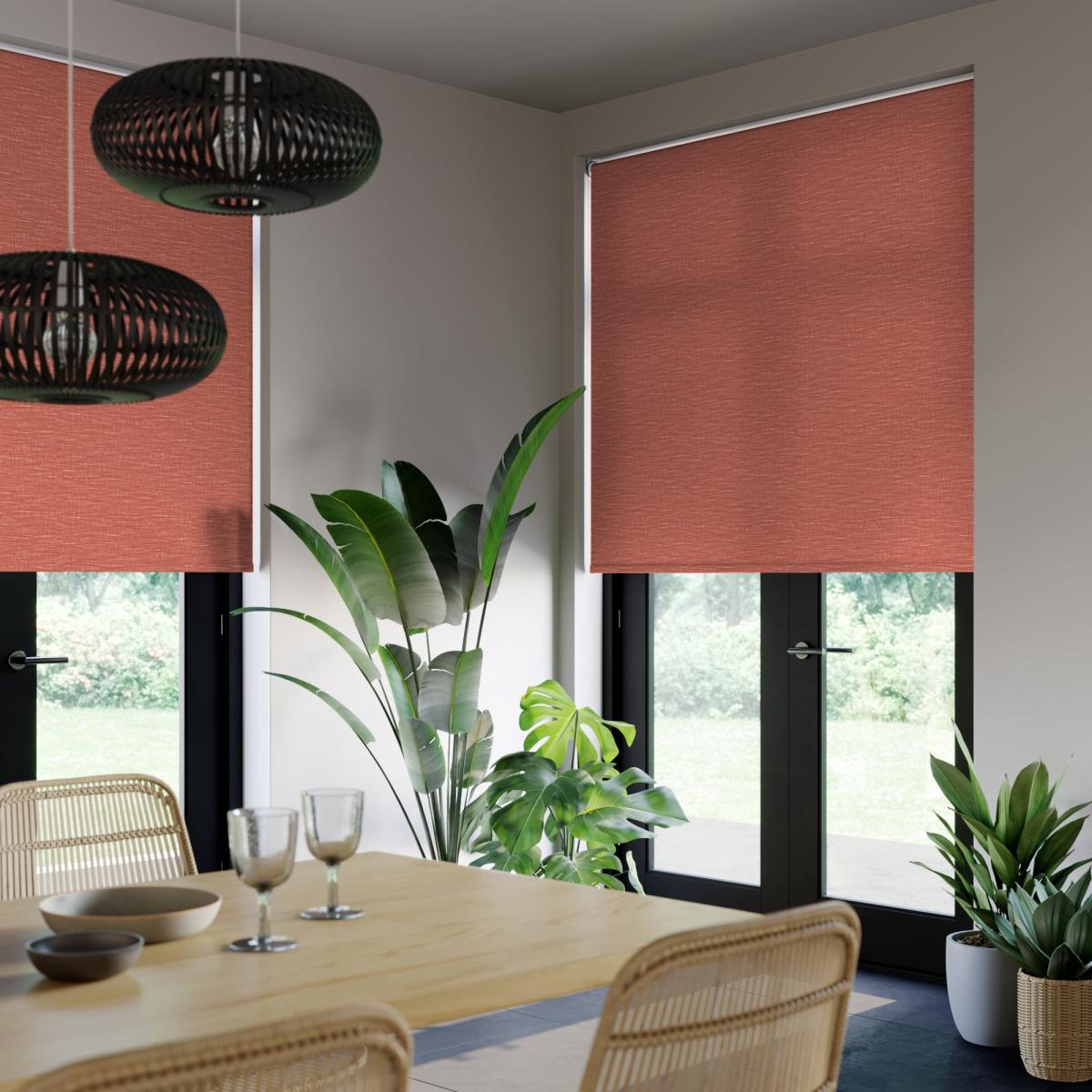 Ophelia Made to Measure Daylight Roller Blind Ophelia Burnt Orange – image 3