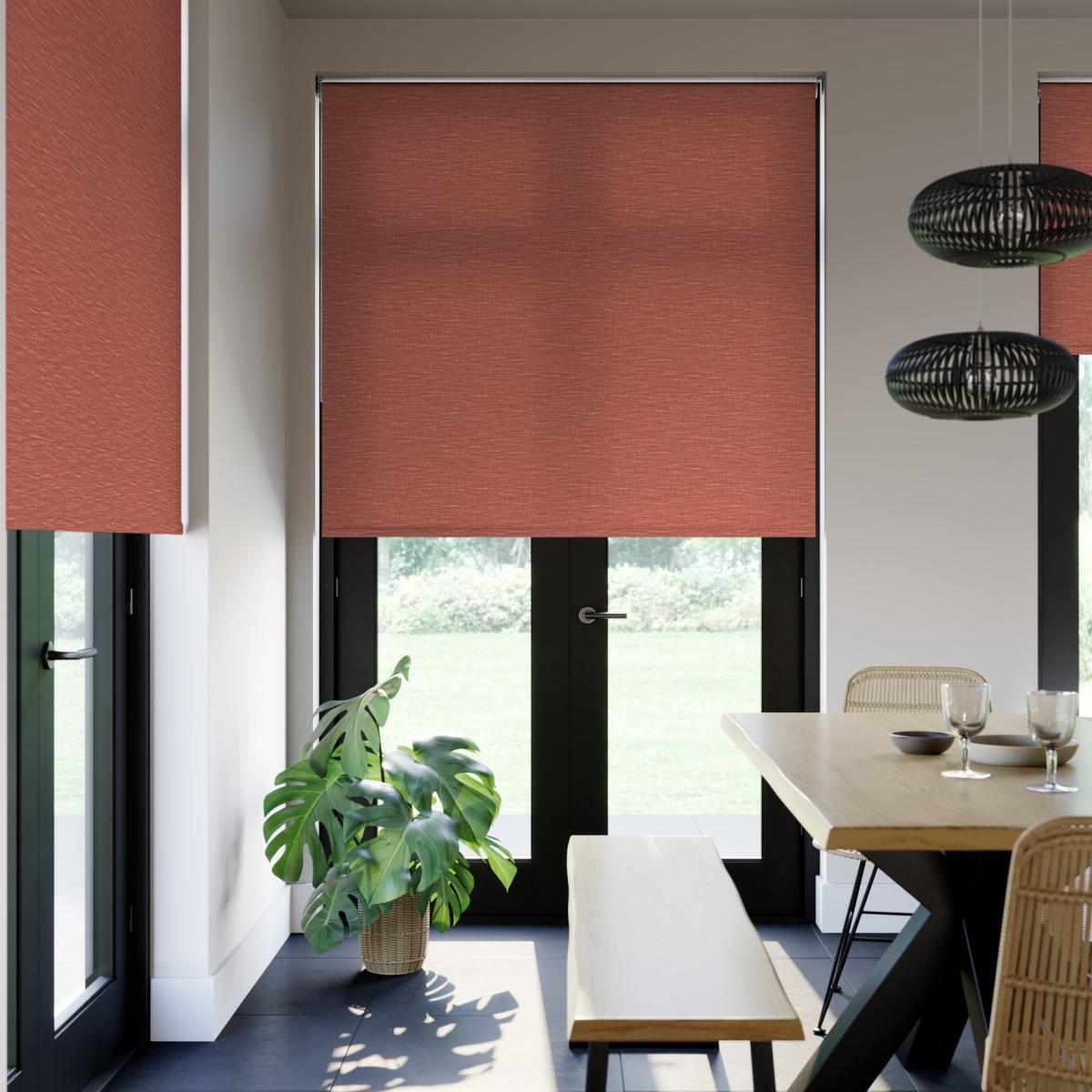 Ophelia Made to Measure Daylight Roller Blind Ophelia Burnt Orange – image 1