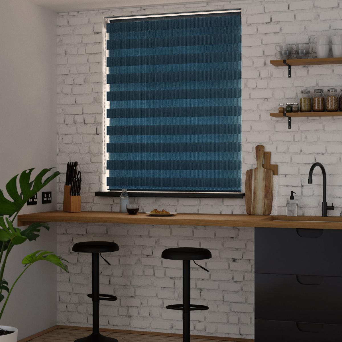 Day and Night Teal Daylight Roller Blind Teal (Blue) – image 2