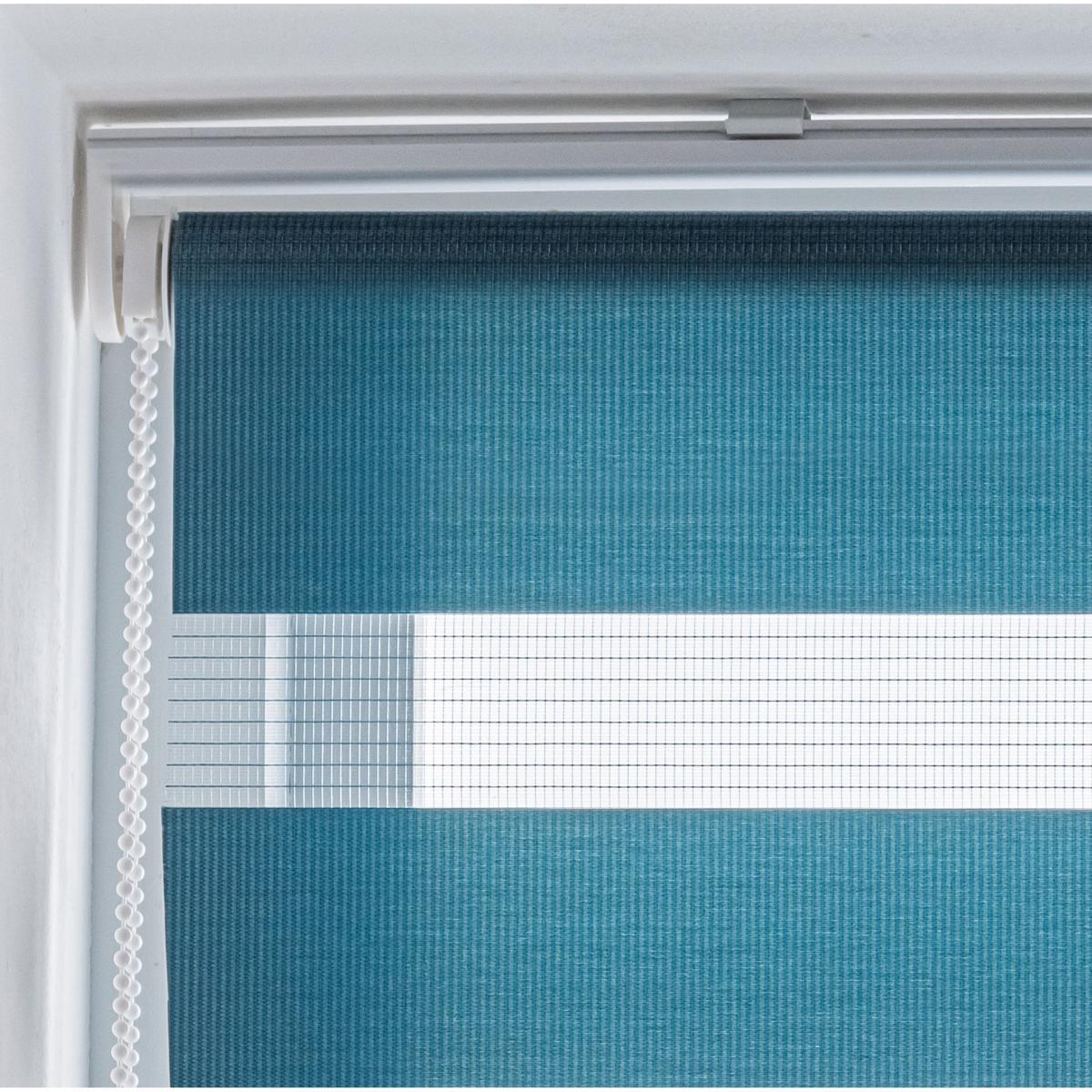 Day and Night Teal Daylight Roller Blind Teal (Blue) – image 7