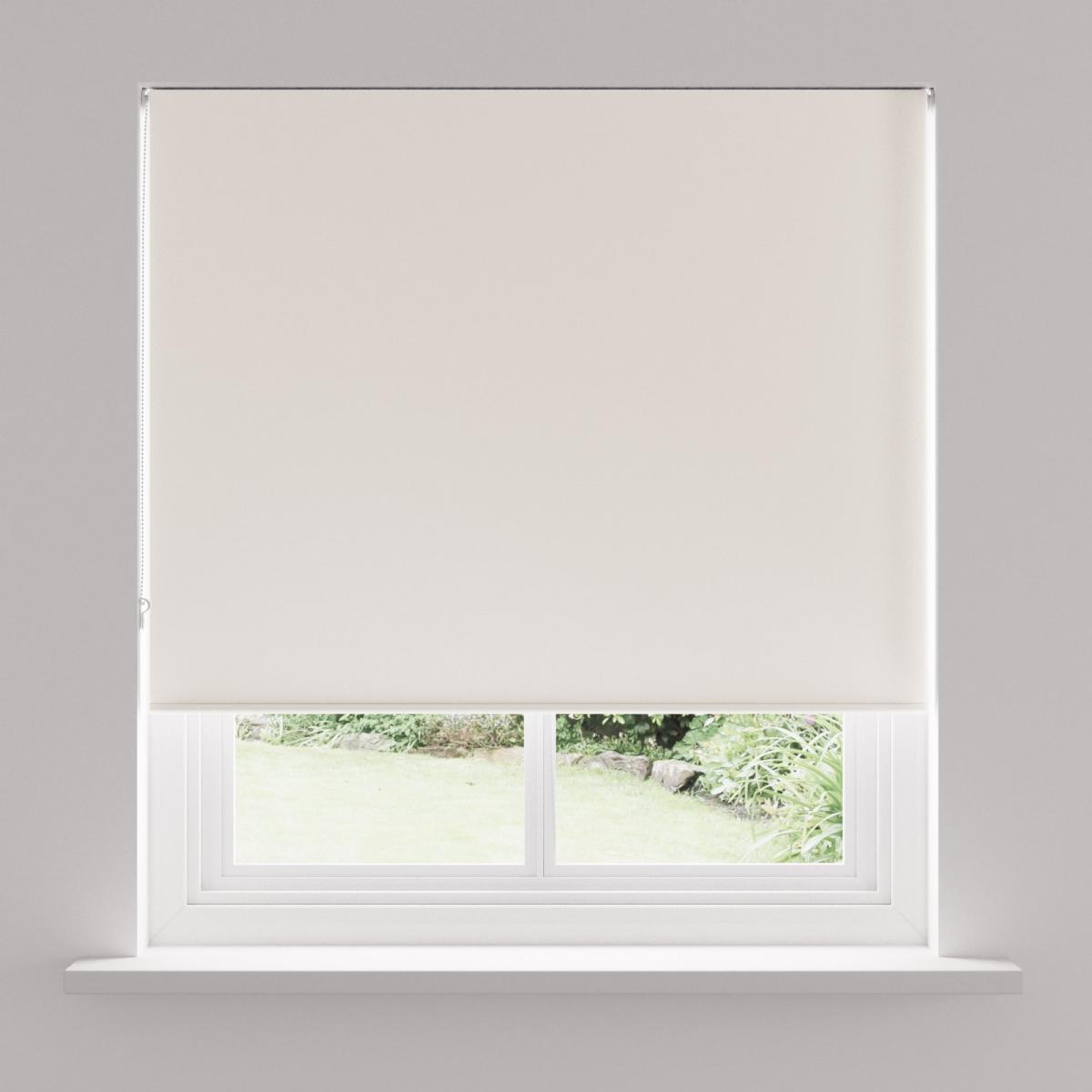 Natural Blackout Moisture Resistant Roller Blind Brown – image 4