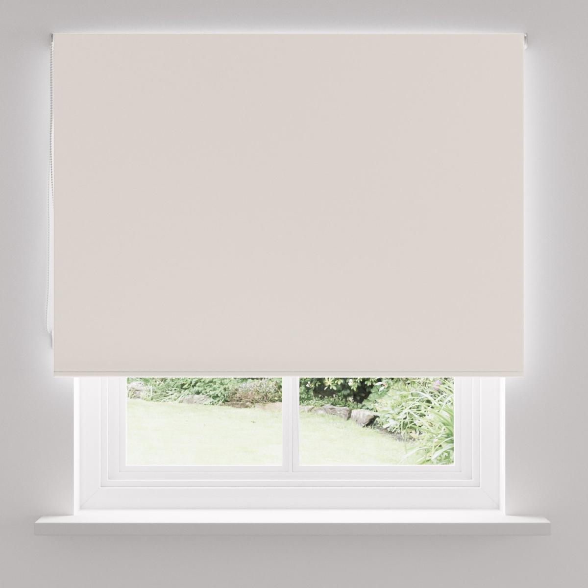 Natural Blackout Moisture Resistant Roller Blind Brown – image 5