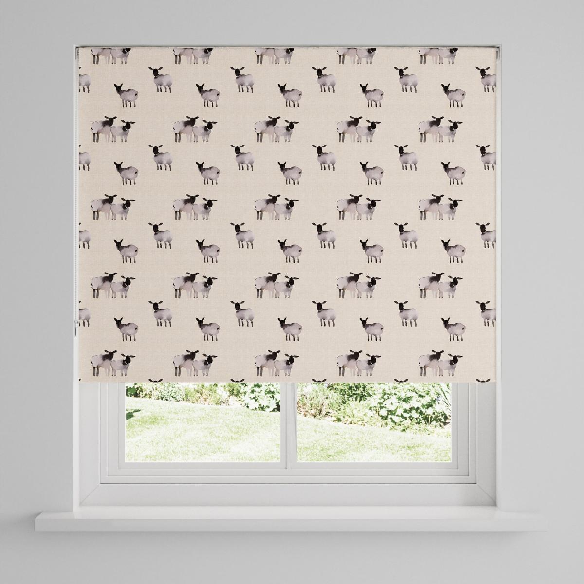 Counting Sheep Blackout Roller Blind Natural – image 3