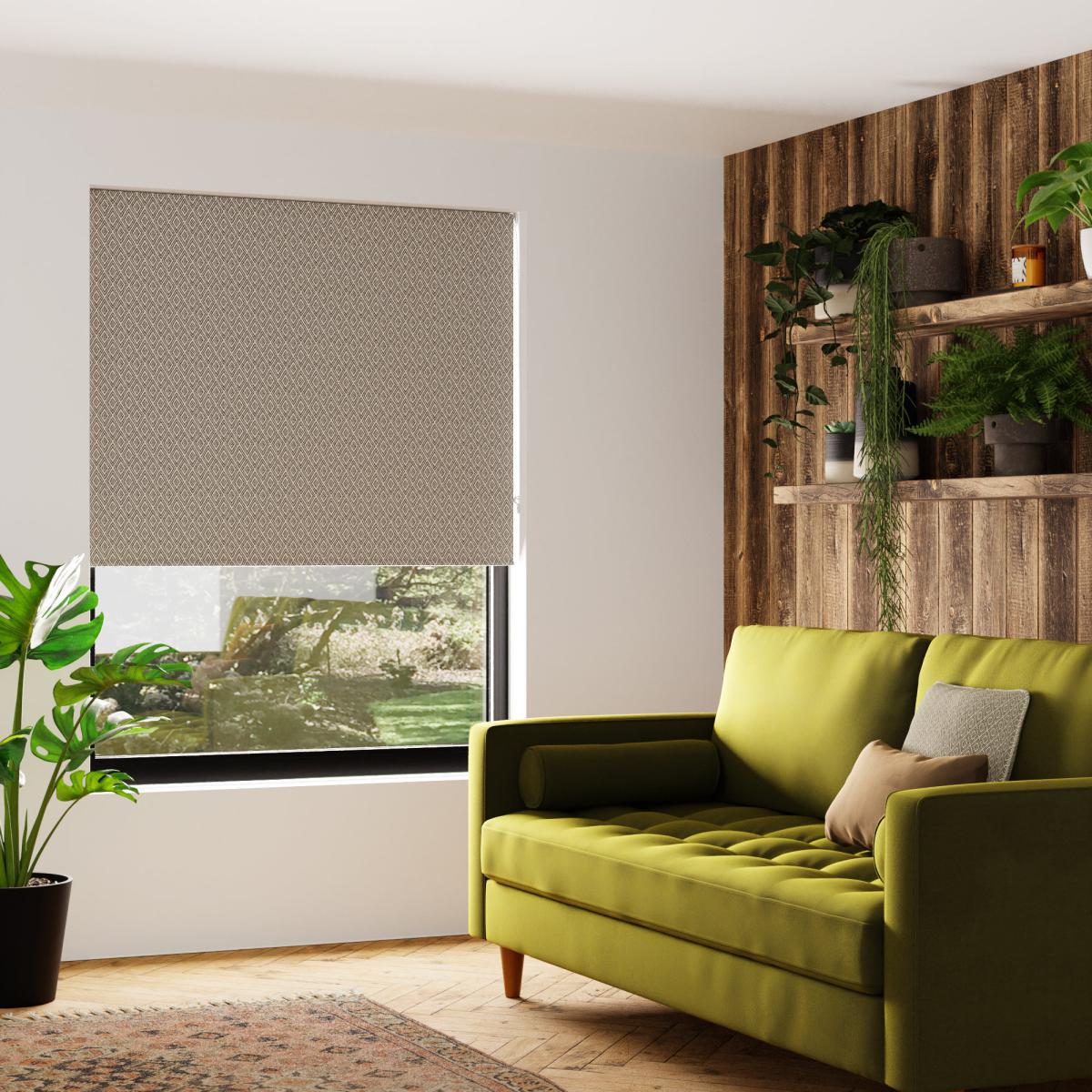 Oslo Grey Blackout Roller Blind Grey – image 2