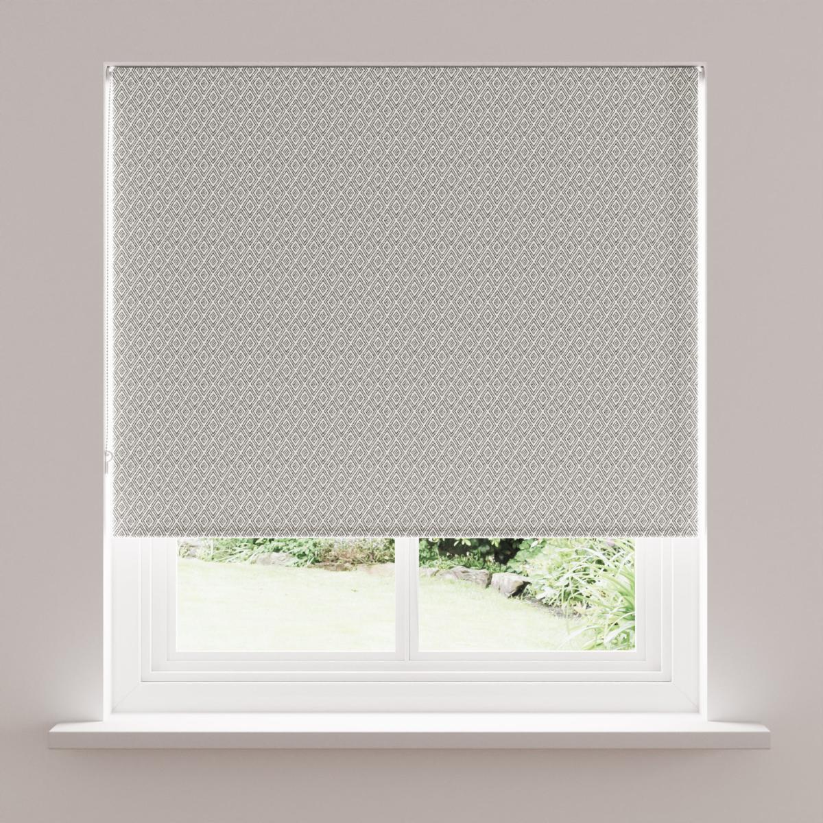 Oslo Grey Blackout Roller Blind Grey – image 1