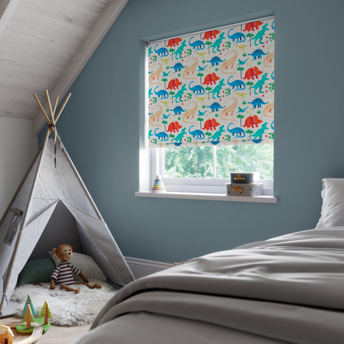 Dino Blackout Made to Measure Roller Blind MultiColoured – image 3