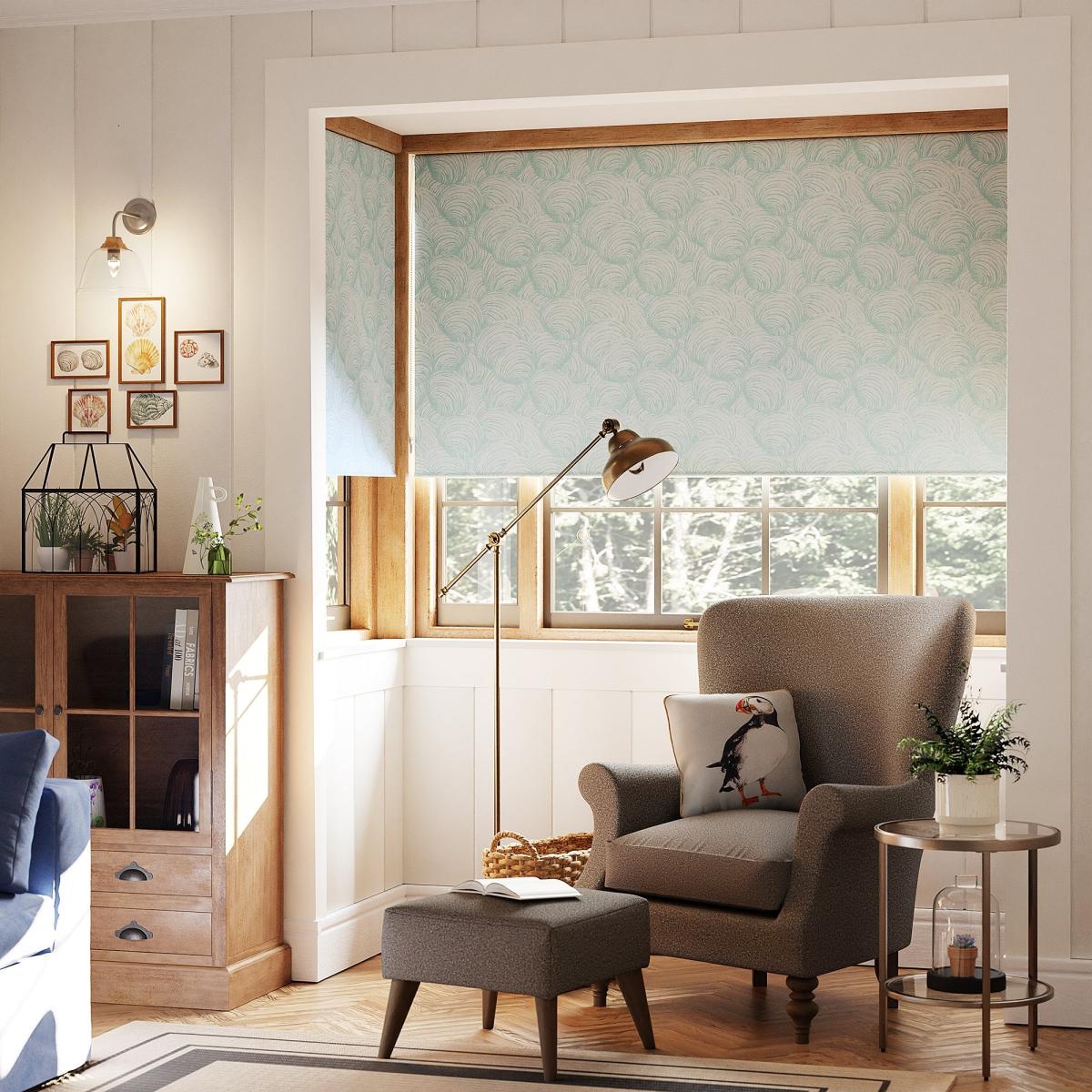 Venus Seafoam Roller Blind Green – image 1