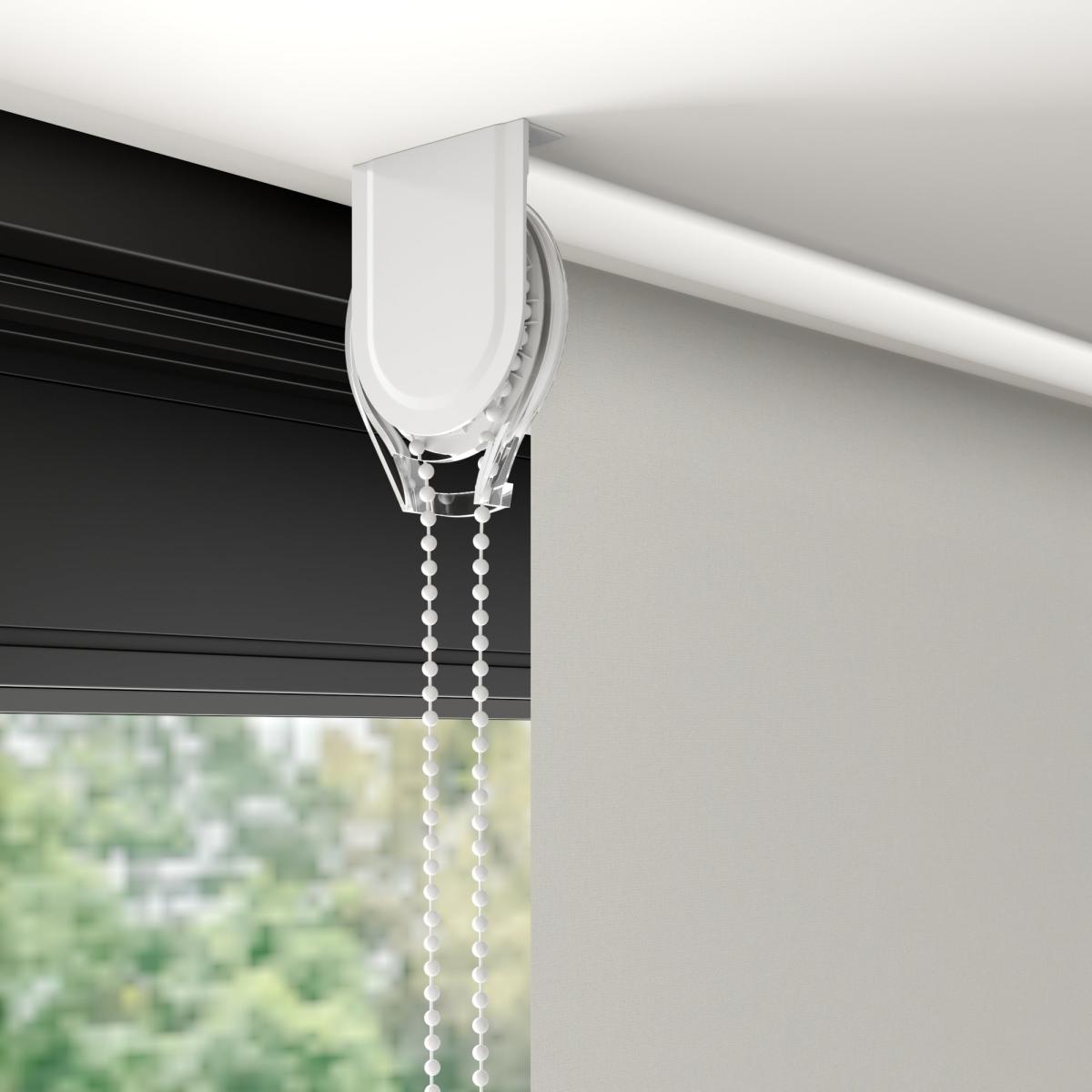Aura Made to Measure Fire Retardant Blackout Roller Blind Aura Dove Grey – image 5