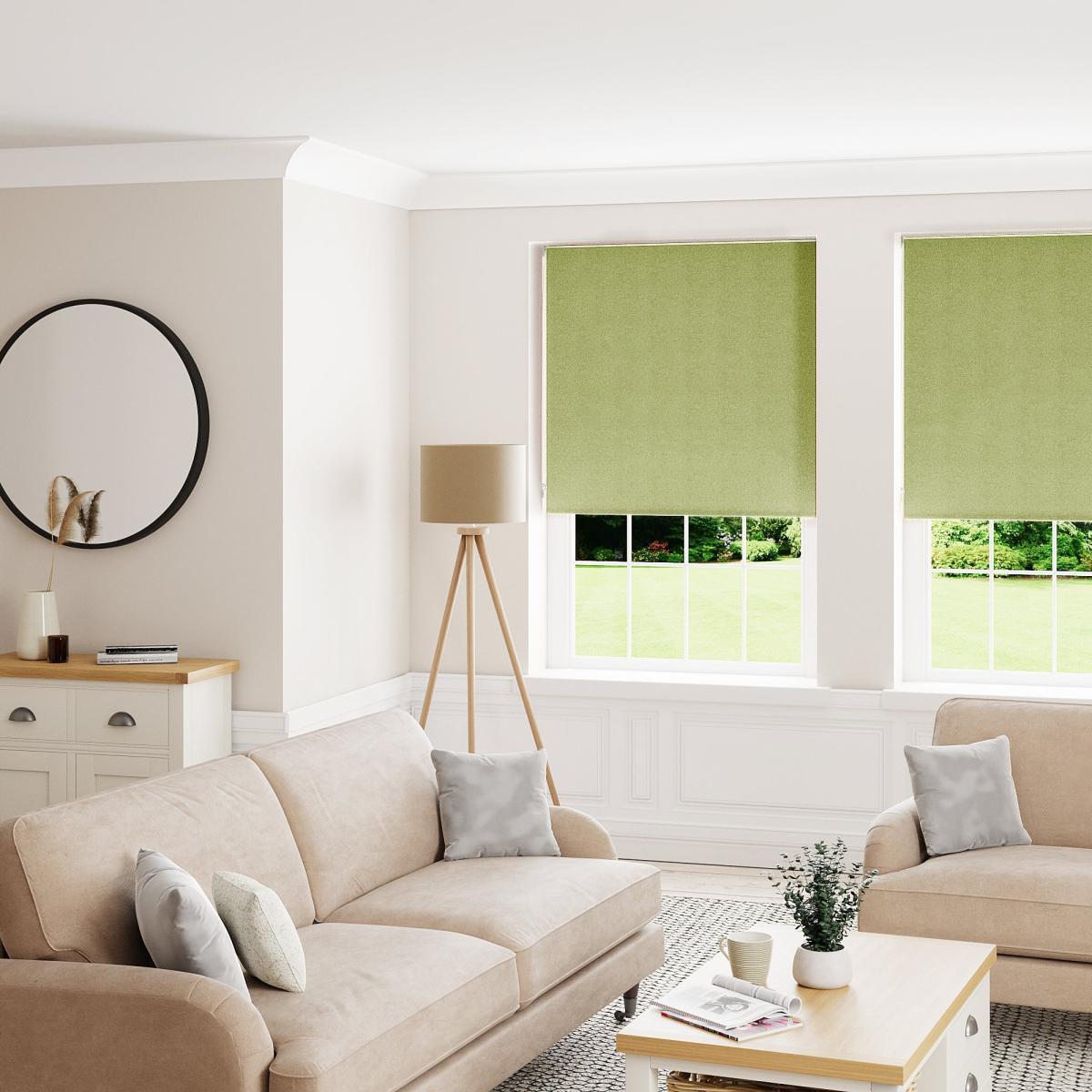 Luna Fern Blackout Roller Blind Green – image 3