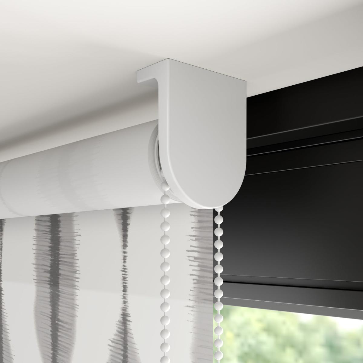 Ikat Daylight Made to Measure Roller Blind Ikat Graphite – image 4