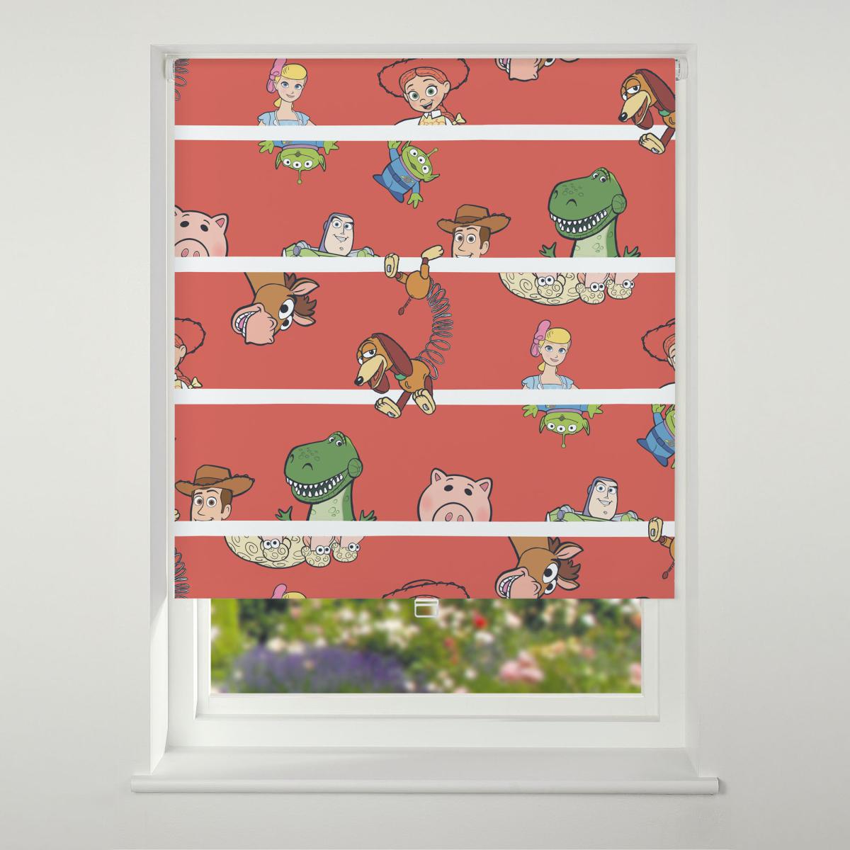 Disney Toy Story Blackout Roller Blind Red, Blue and Green – image 2