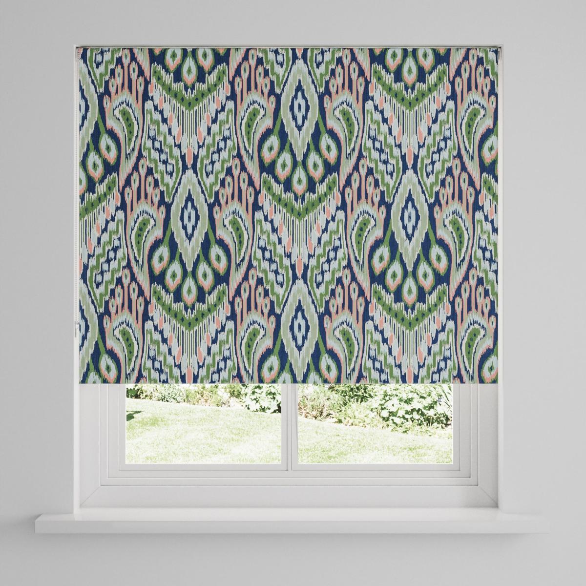 Ikat Global Blackout Roller Blind MultiColoured – image 3