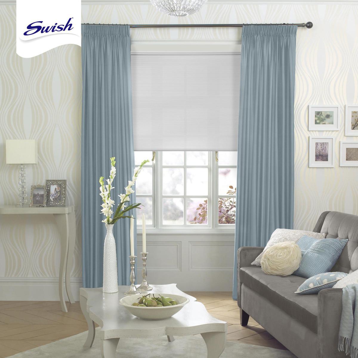 Swish Snow Flurry Cordless Insulating Pleated Blind White – image 2