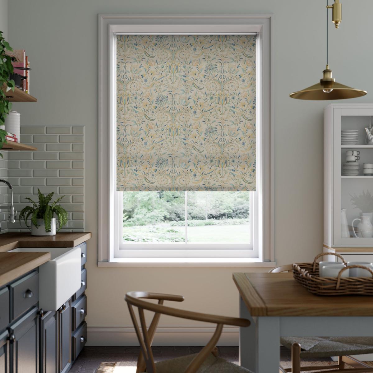 Newstead Made to Measure Daylight Roller Blind Newstead Aqua – image 1