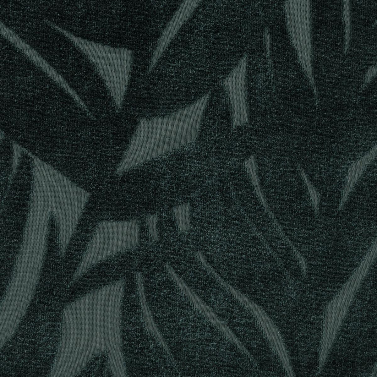 Leaf Devore Blackout Roller Blind Emerald – image 2