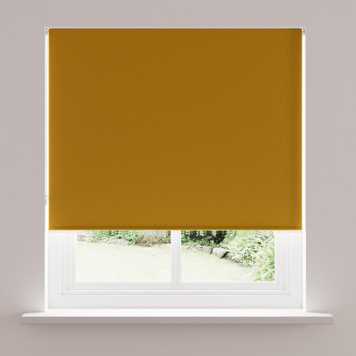 Plain Old Gold Blackout Roller Blind Old Gold – image 1