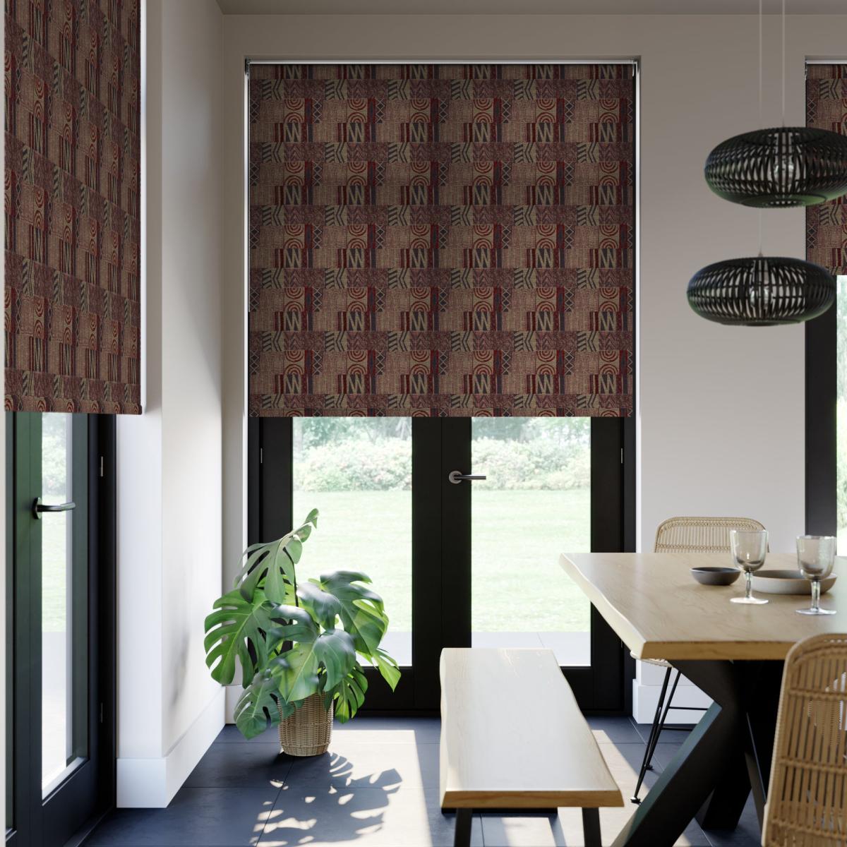 Inca Daylight Made to Measure Roller Blind Inca Terracotta – image 1