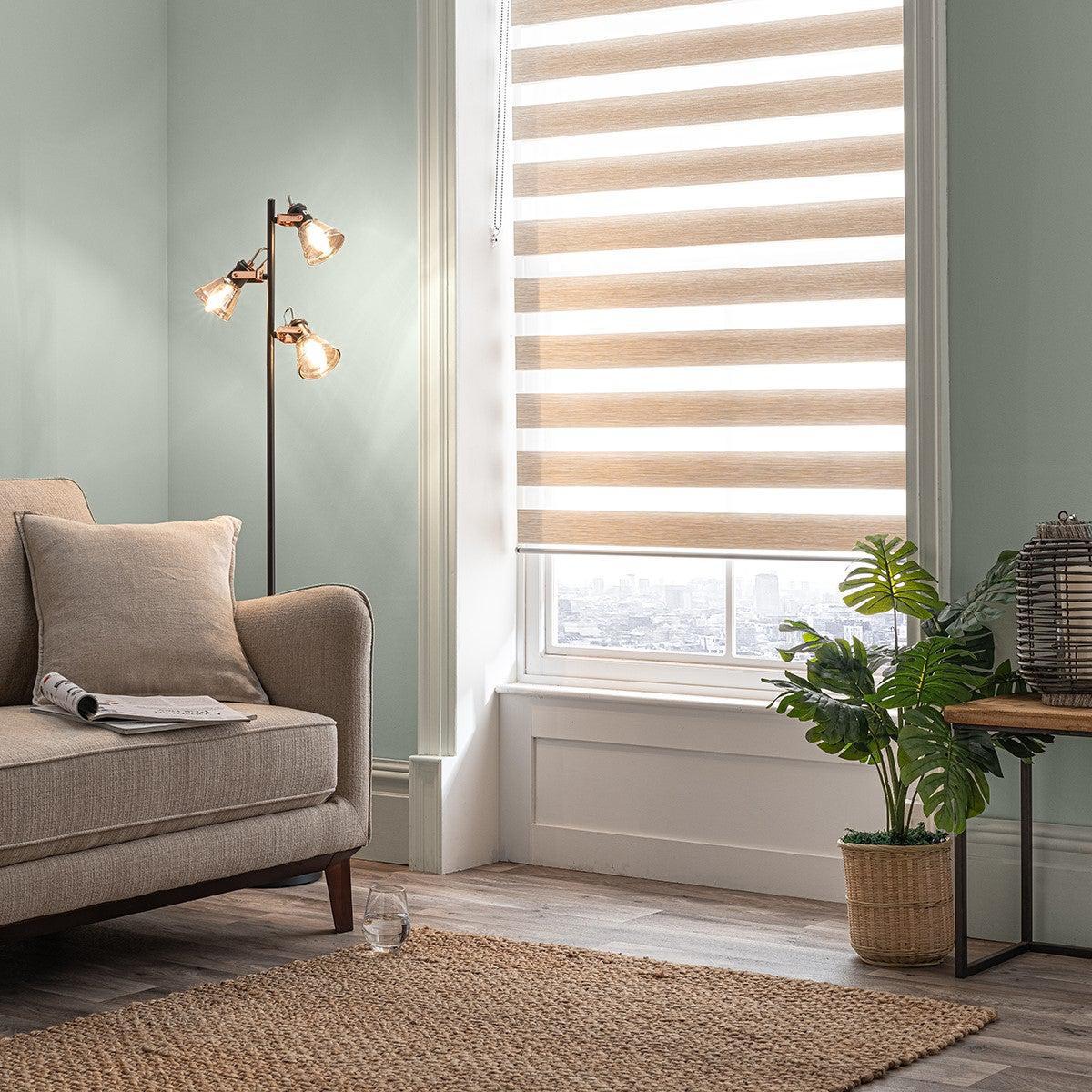 Stria Day and Night Natural Roller Blind Natural – image 7
