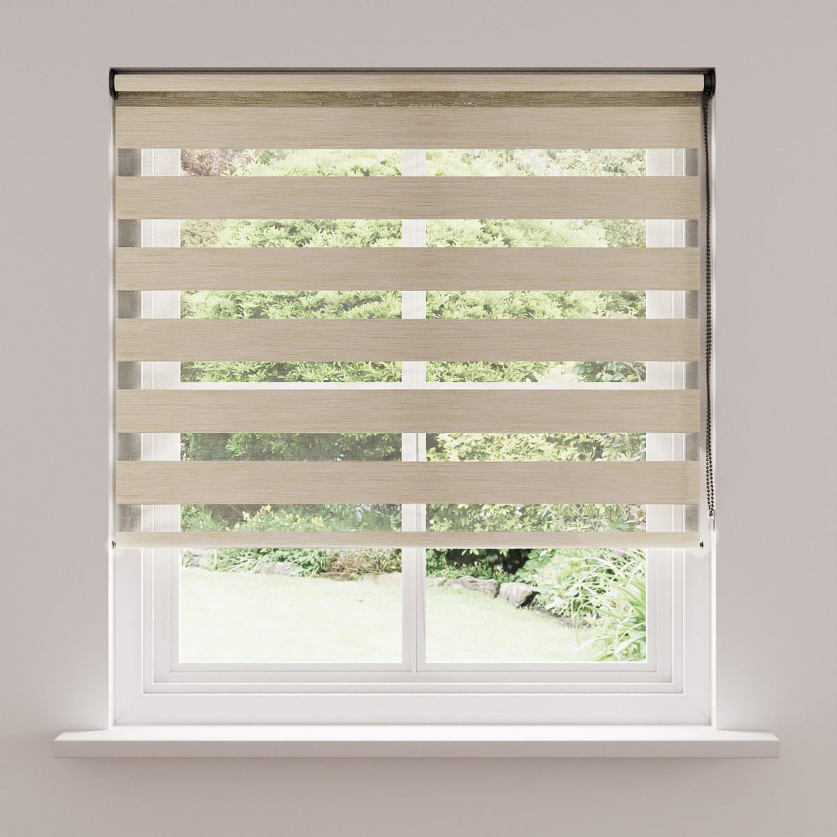 Stria Day and Night Natural Roller Blind Natural – image 1