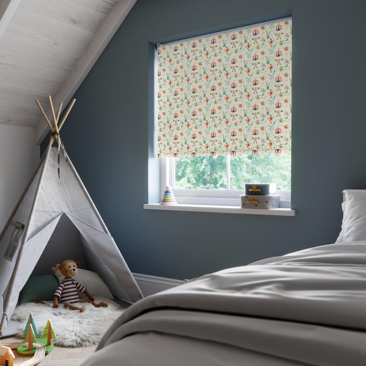 Circus Blackout Made to Measure Roller Blind MultiColoured – image 3
