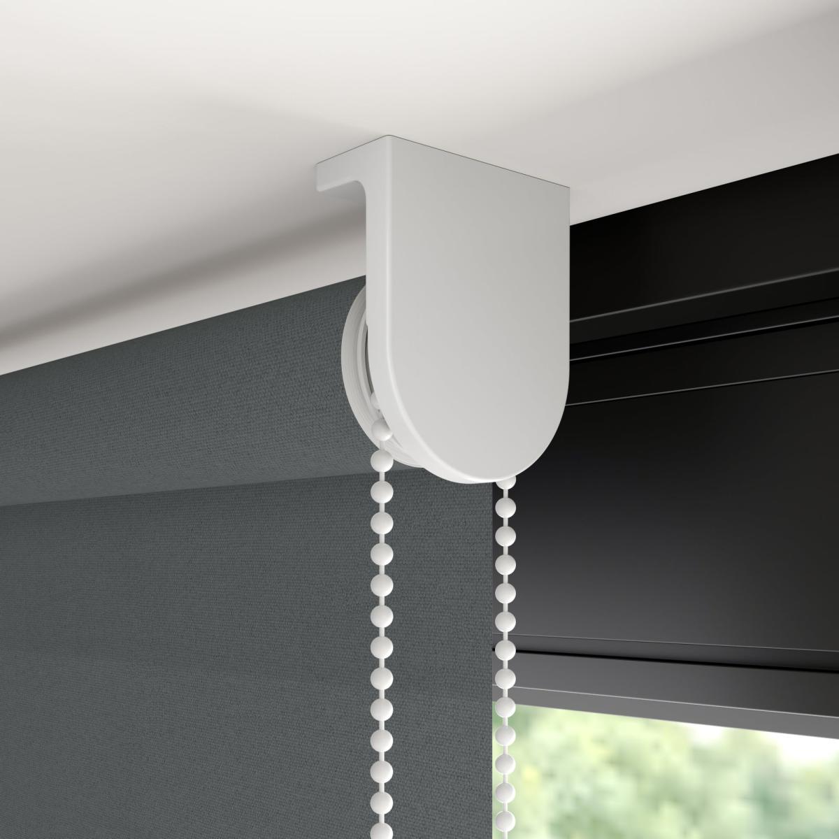 Iona Blackout Made to Measure Flame Retardant Roller Blind Iona Charcoal – image 4