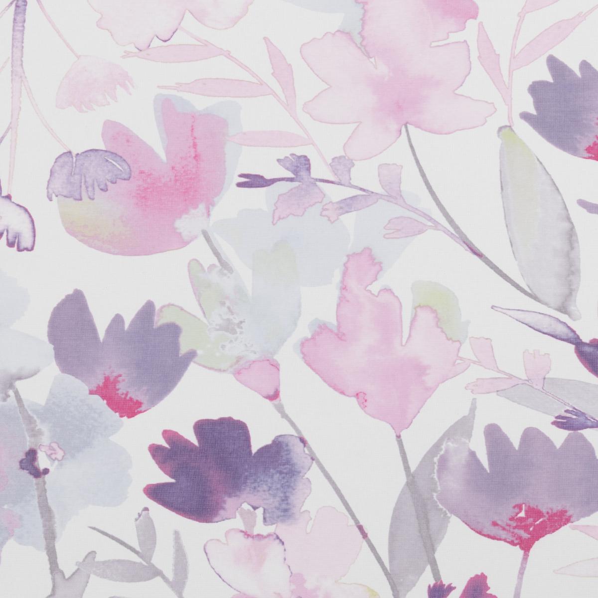 Watercolour Floral Pink Blackout Roller Blind Pink – image 2