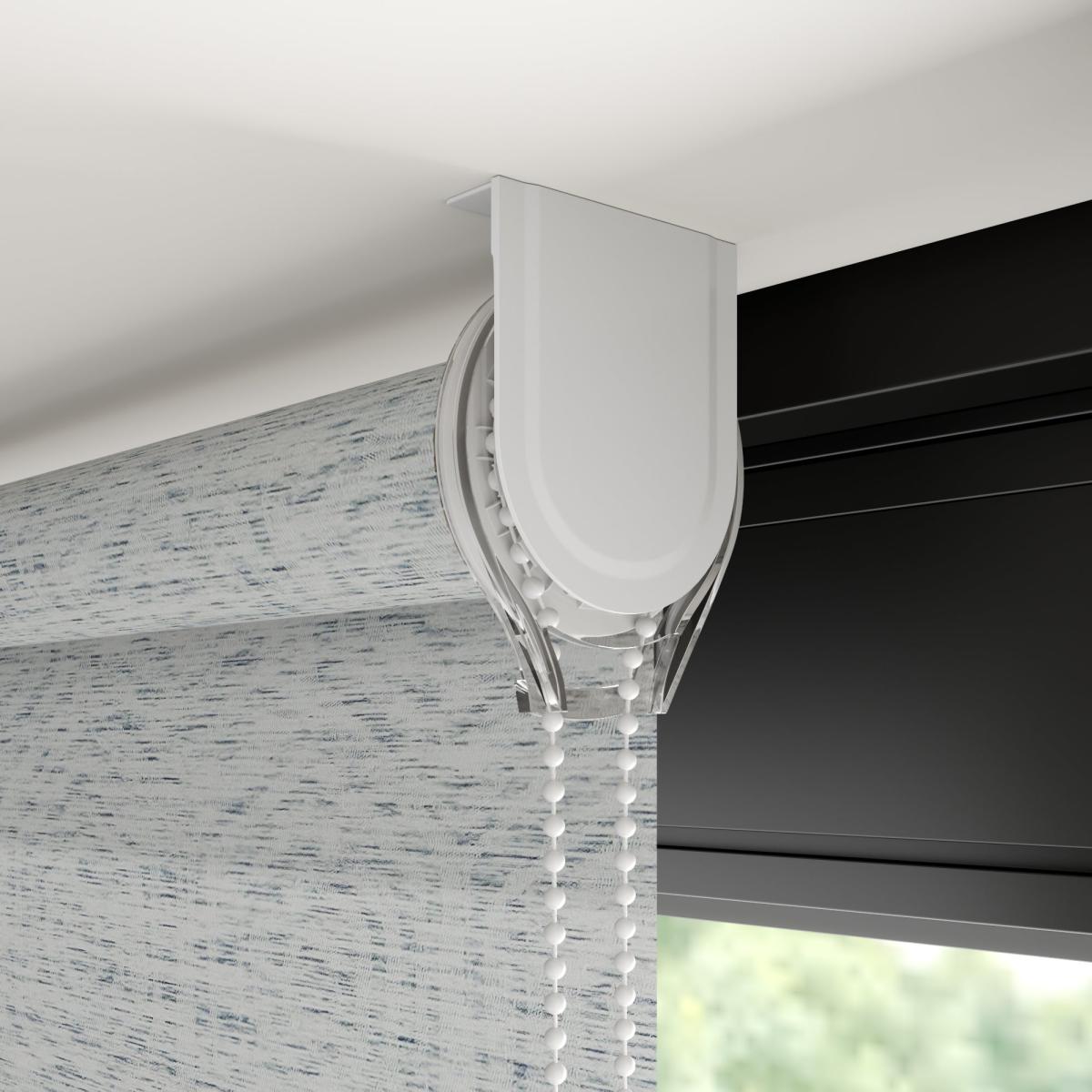 Hex Made to Measure Daylight Roller Blind Hex Grey – image 4