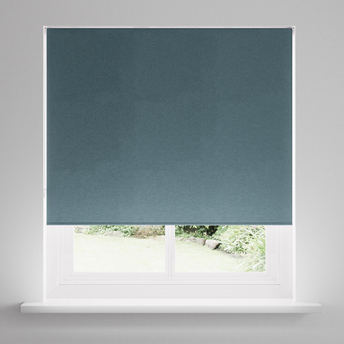 Luna Pacific Blue Blackout Roller Blind Pacific Blue – image 3
