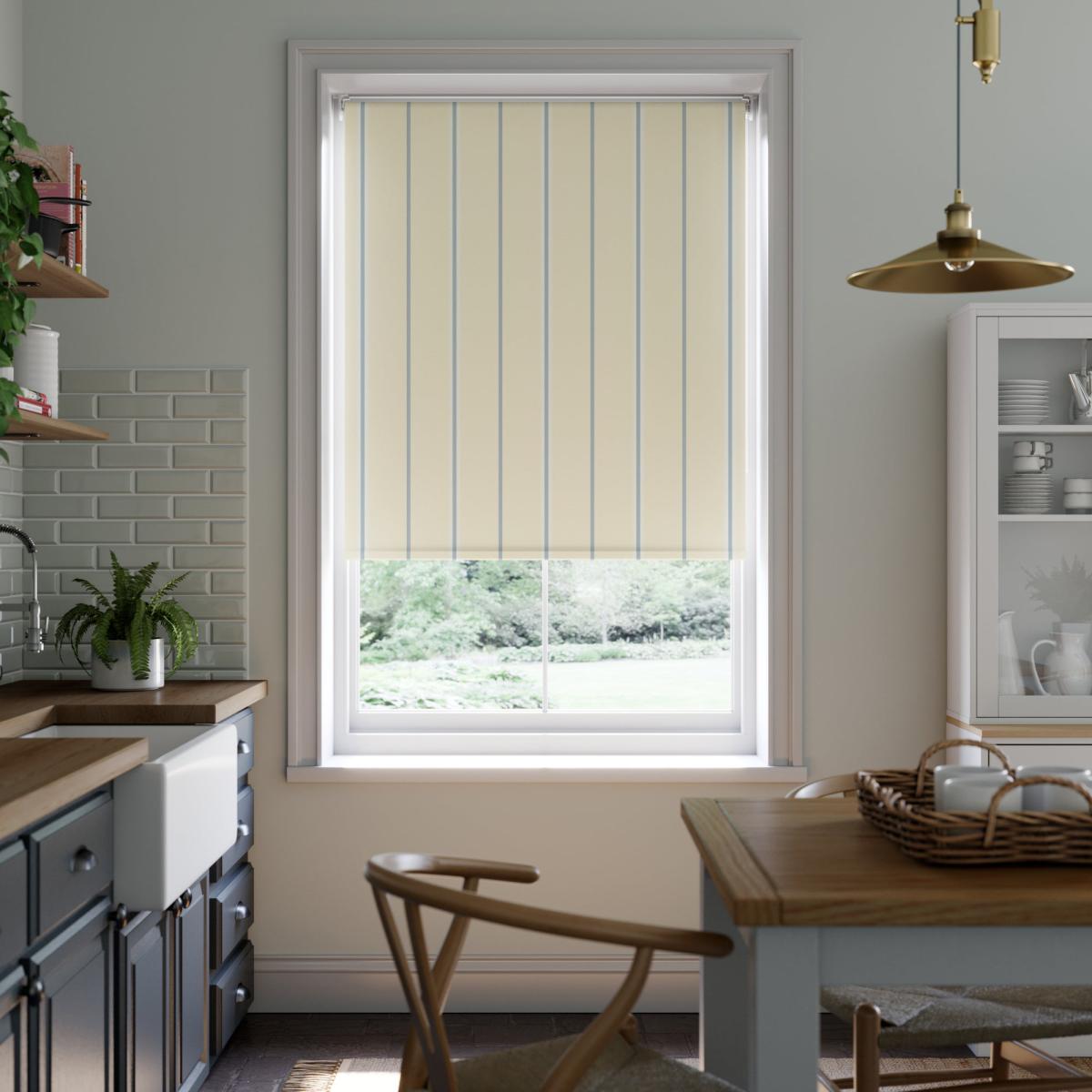 Ashford Flame Retardant Blackout Made to Measure Roller Blind Ashford Coastal – image 1