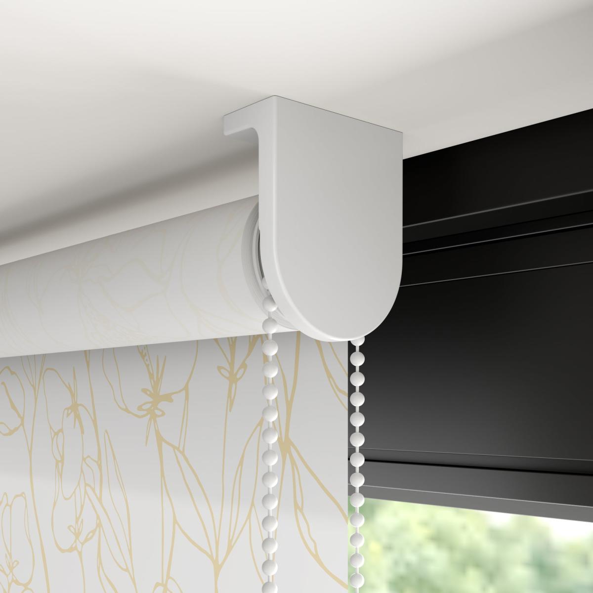 Sweet Pea Flame Retardant Daylight Made to Measure Roller Blind Sweet Pea Ochre – image 4