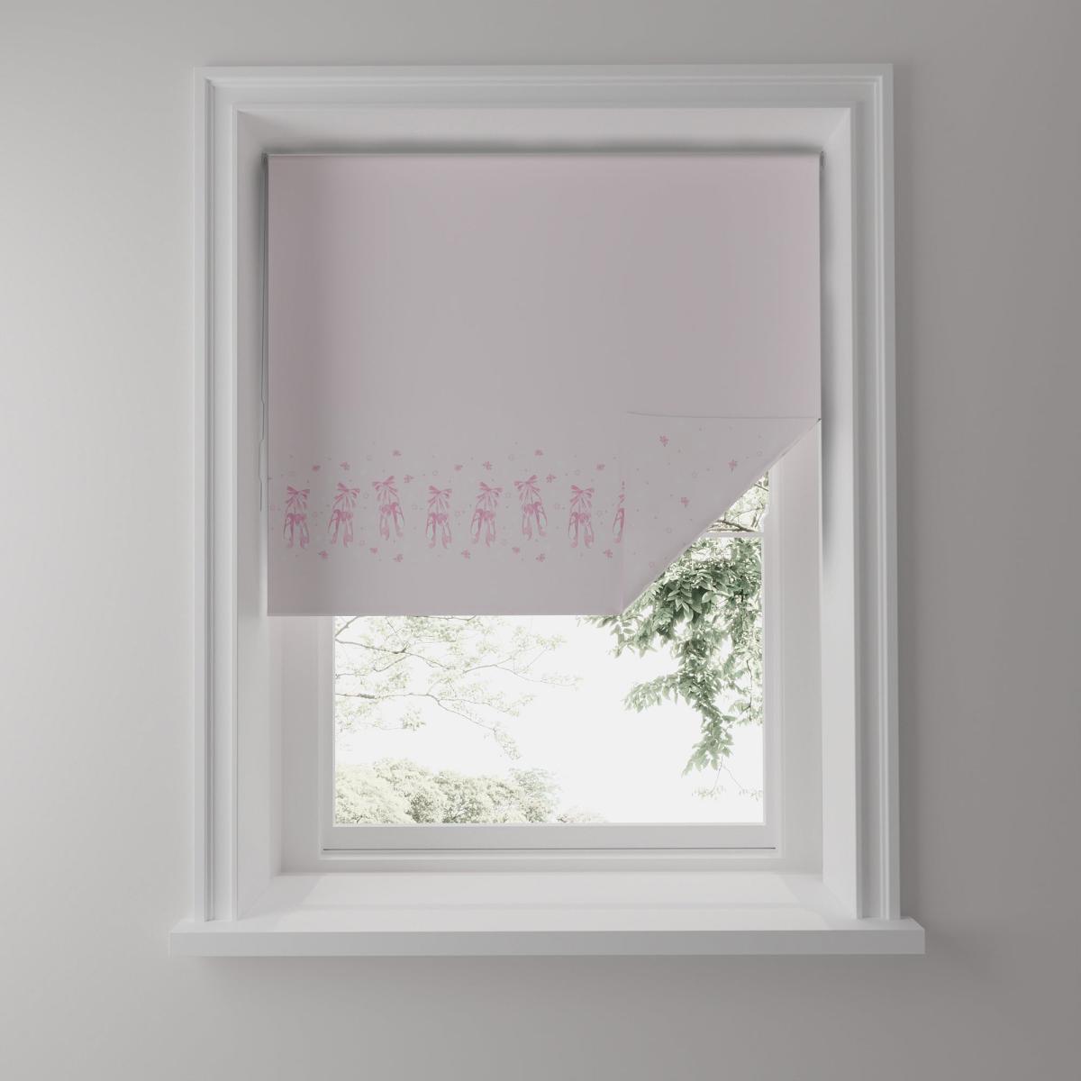 Ballet Pink Reversible Blackout Twist Safe Roller Blind Pink – image 4