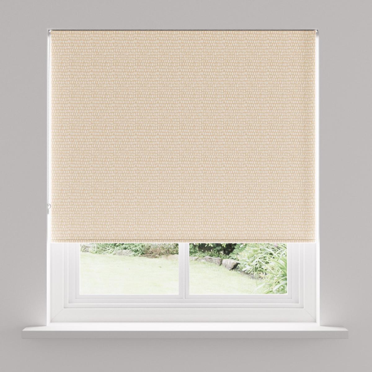 Warm Sand Cobble Stripe Blackout Easyfit Roller Blind Warm Sand – image 3
