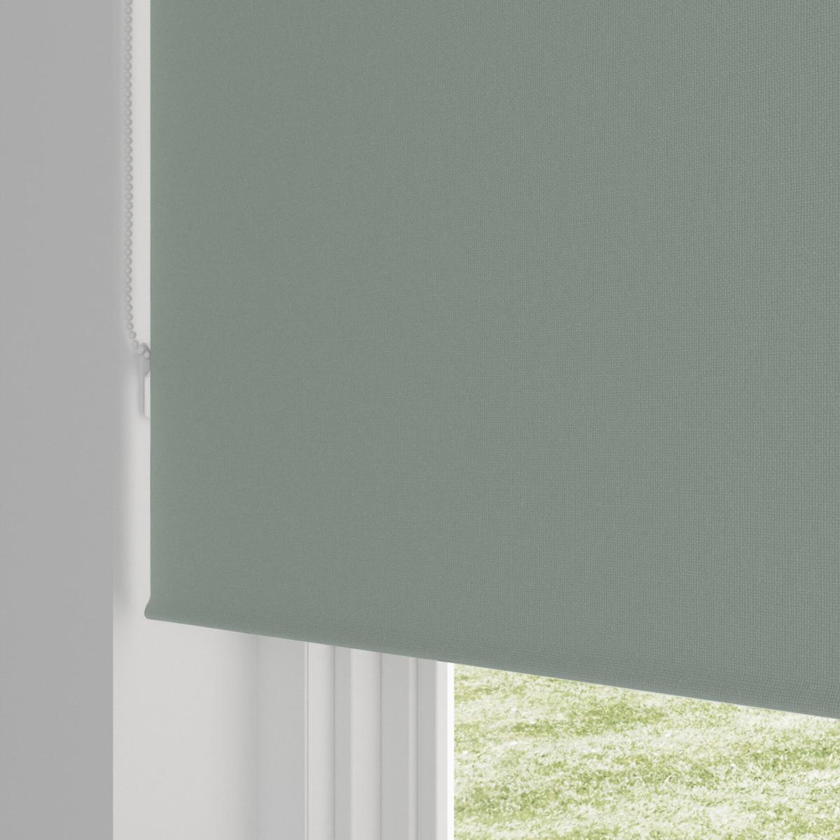 Plain Blackout Moisture Resistant Roller Blind Lilypad – image 5