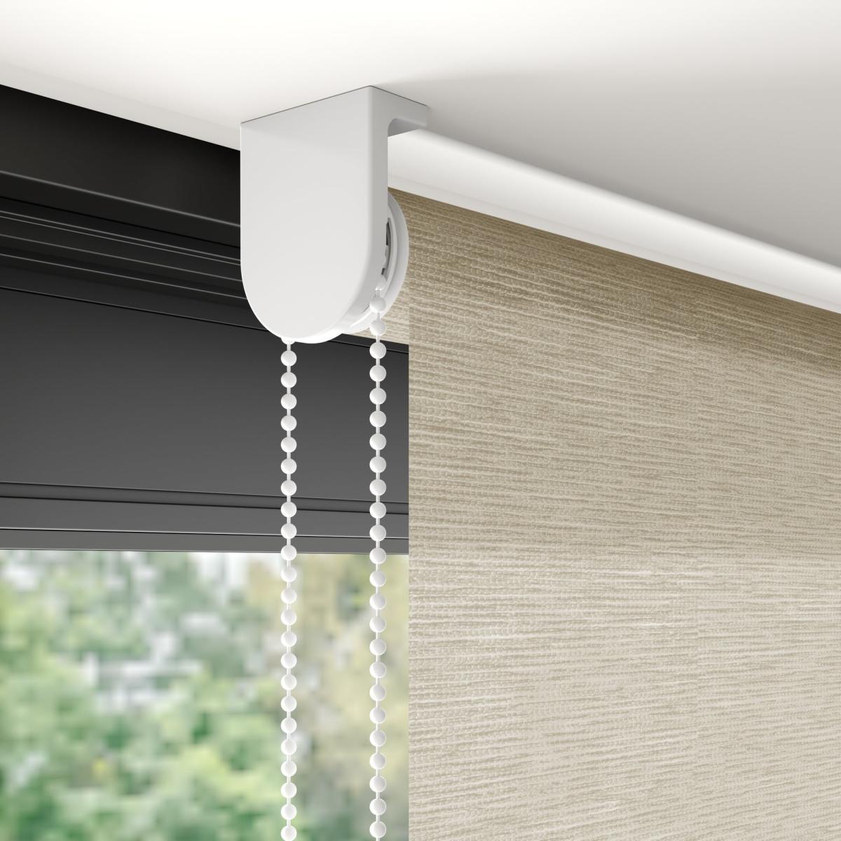 Hampton Daylight Made to Measure Roller Blind Hampton Picket Fence Natural – image 5