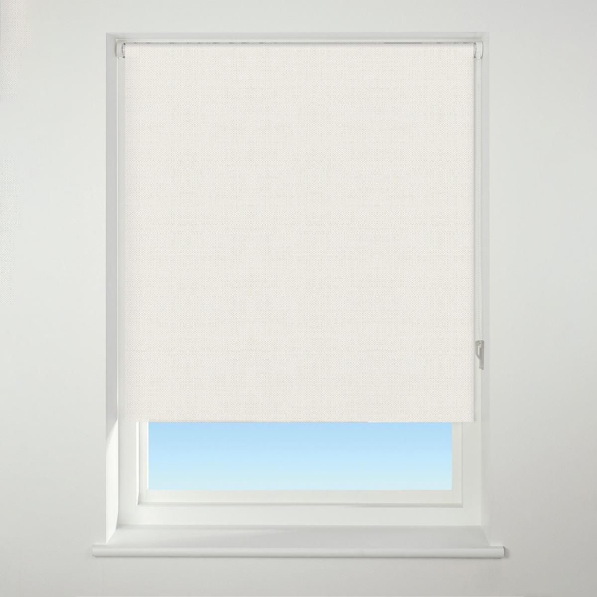 Universal Texture Neutral Fabric Roller Blind Natural