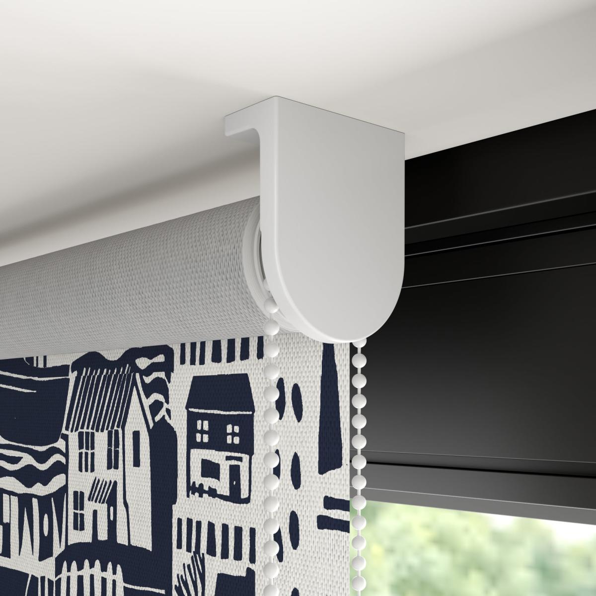 Elements Moisture Resistant Coastal Blackout Made to Measure Roller Blind Elements Booth Navy – image 4
