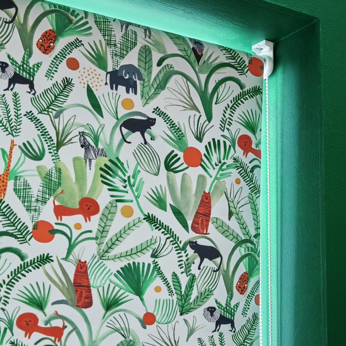 Habitat Kids Into the Wild Blackout Roller Blind - Green 3ft – image 2