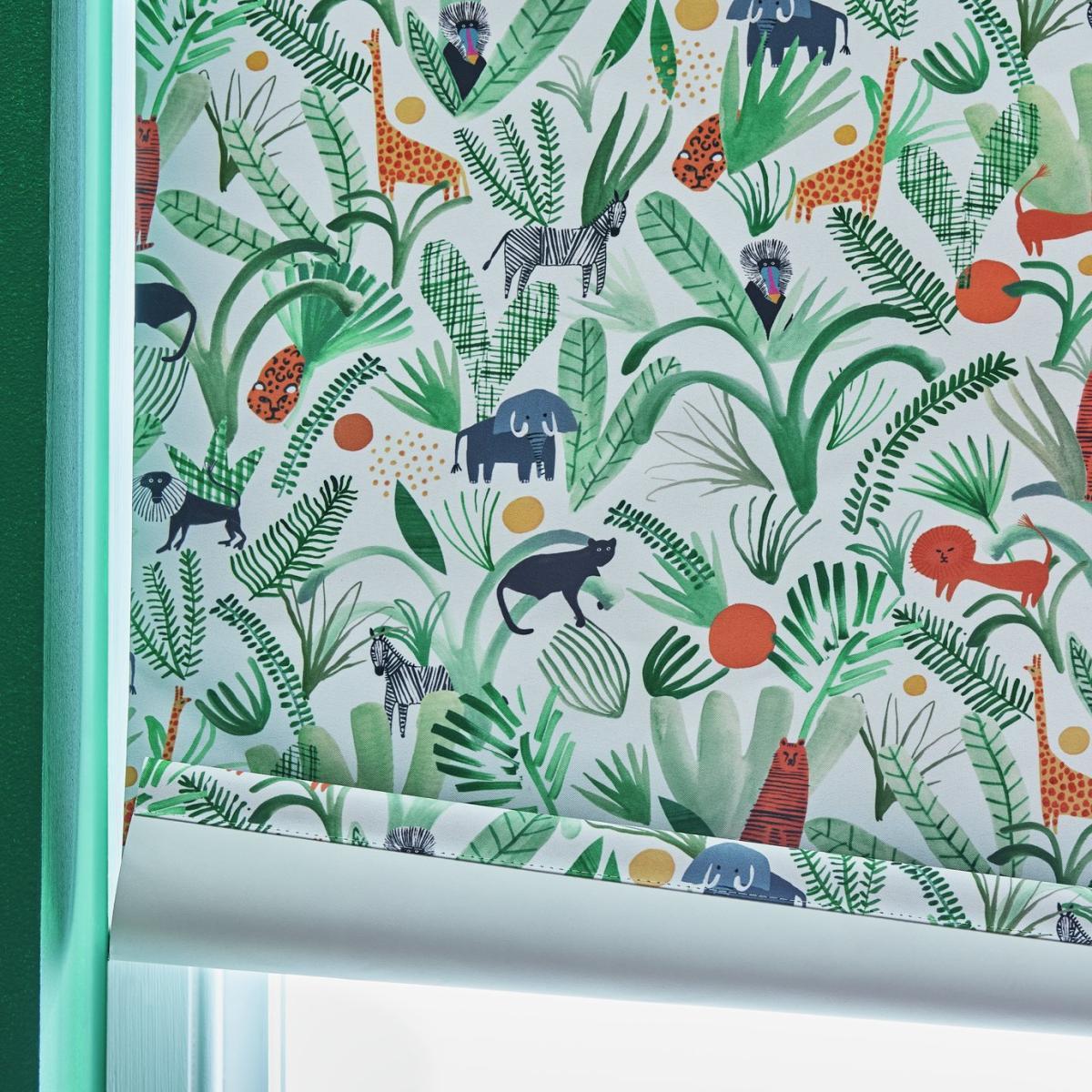 Habitat Kids Into the Wild Blackout Roller Blind - Green 3ft – image 4