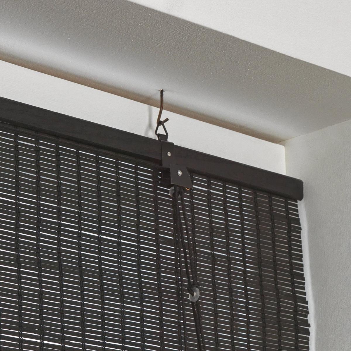 Habitat Bamboo Roller Blind - Black - 6ft – image 4